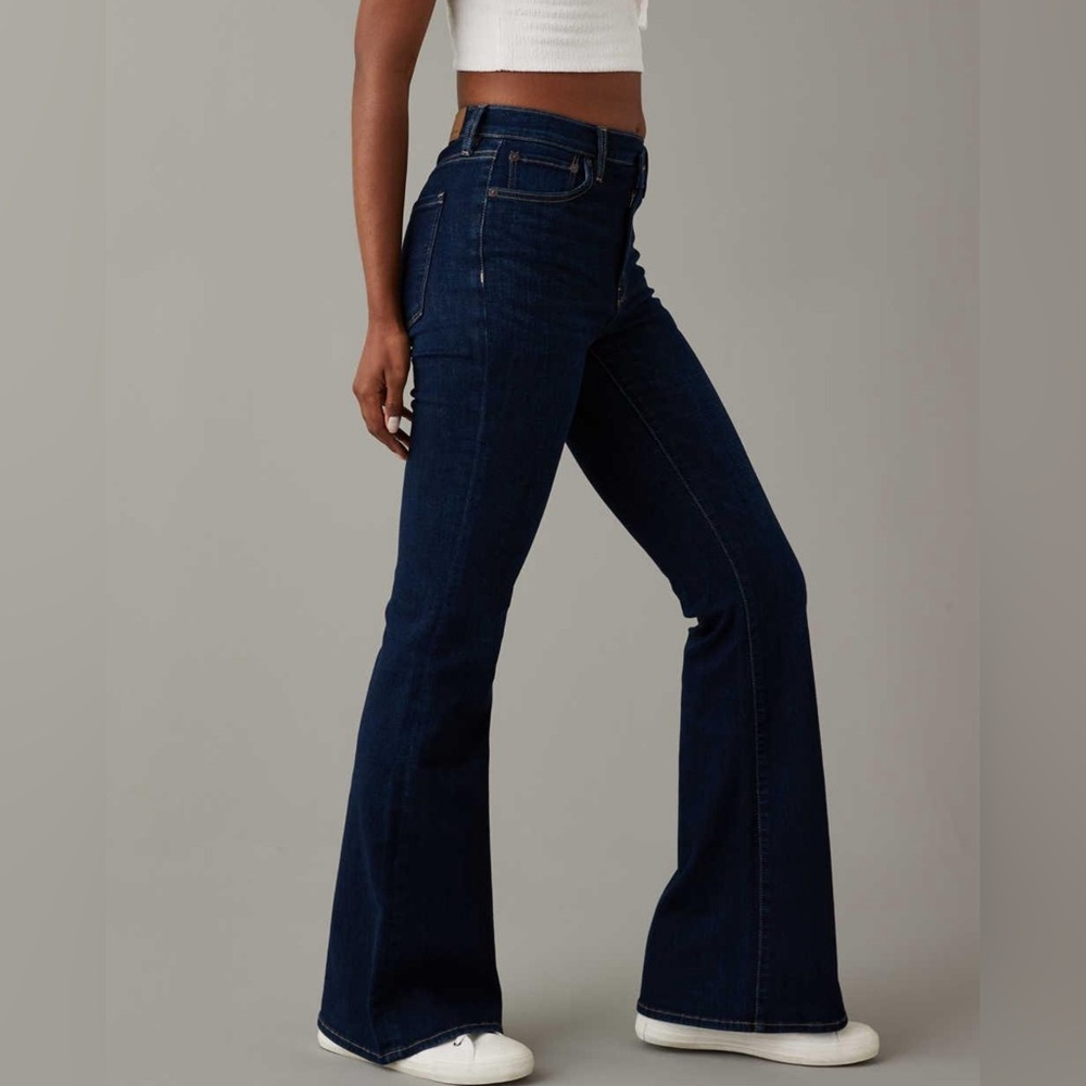 AE Next Level Super High-Waisted Flare Jean